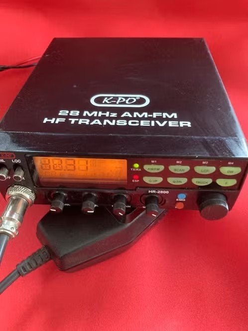 27 mc k-po zendontvanger ongv 20 watt
