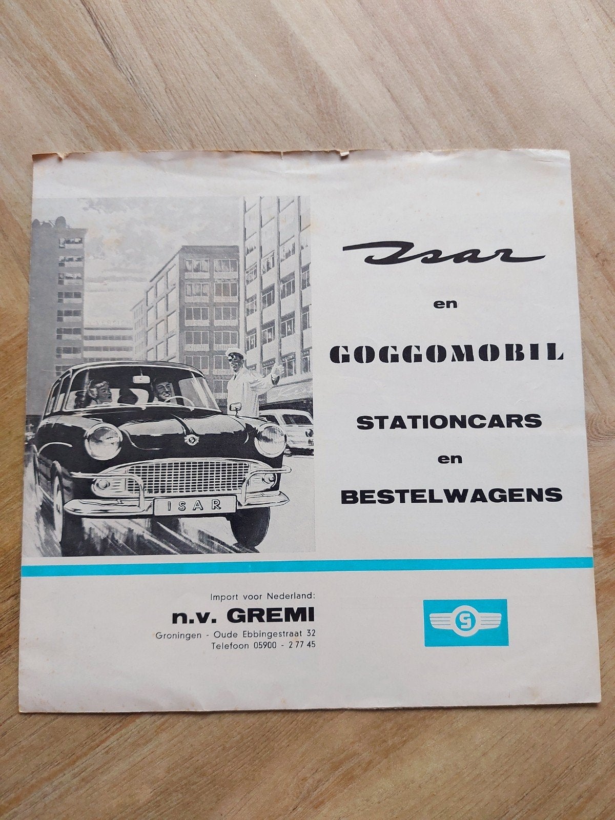 Isar & Goggomobil station en bestelwagen folder, Ophalen of Verzenden, Zo goed als nieuw, Overige merken