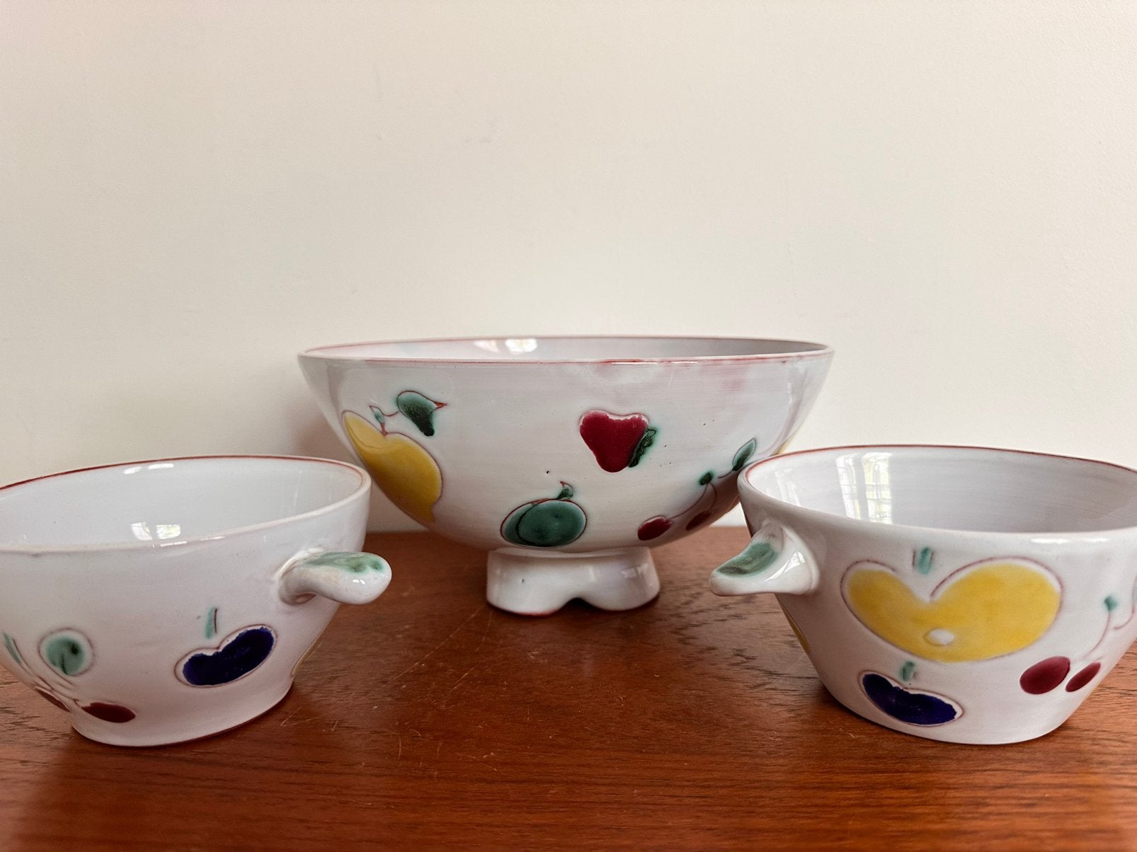 Hans Wagmer Fruittest met schaaltjes Vintage Set, Ophalen of Verzenden
