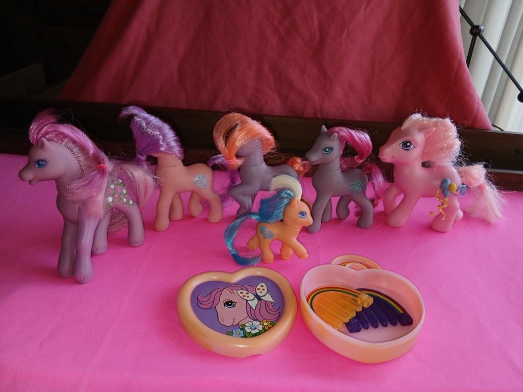My Little Pony figuren set met accessoires, Ophalen of Verzenden, Gebruikt