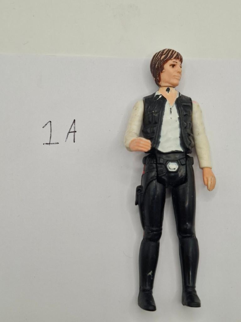 Star wars minifiguur han solo 1977, Ophalen of Verzenden, Zo goed als nieuw, Actiefiguurtje