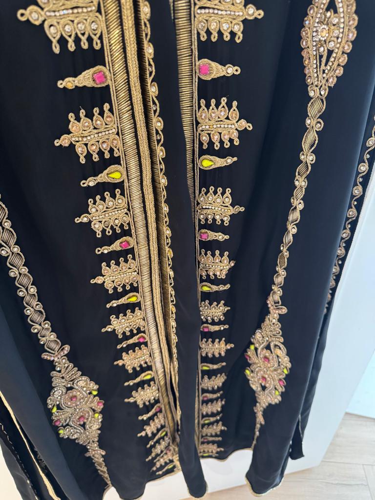 Marokkaanse jurk te koop., Zwart, Maat 42/44 (L), Ophalen of Verzenden, Zo goed als nieuw
