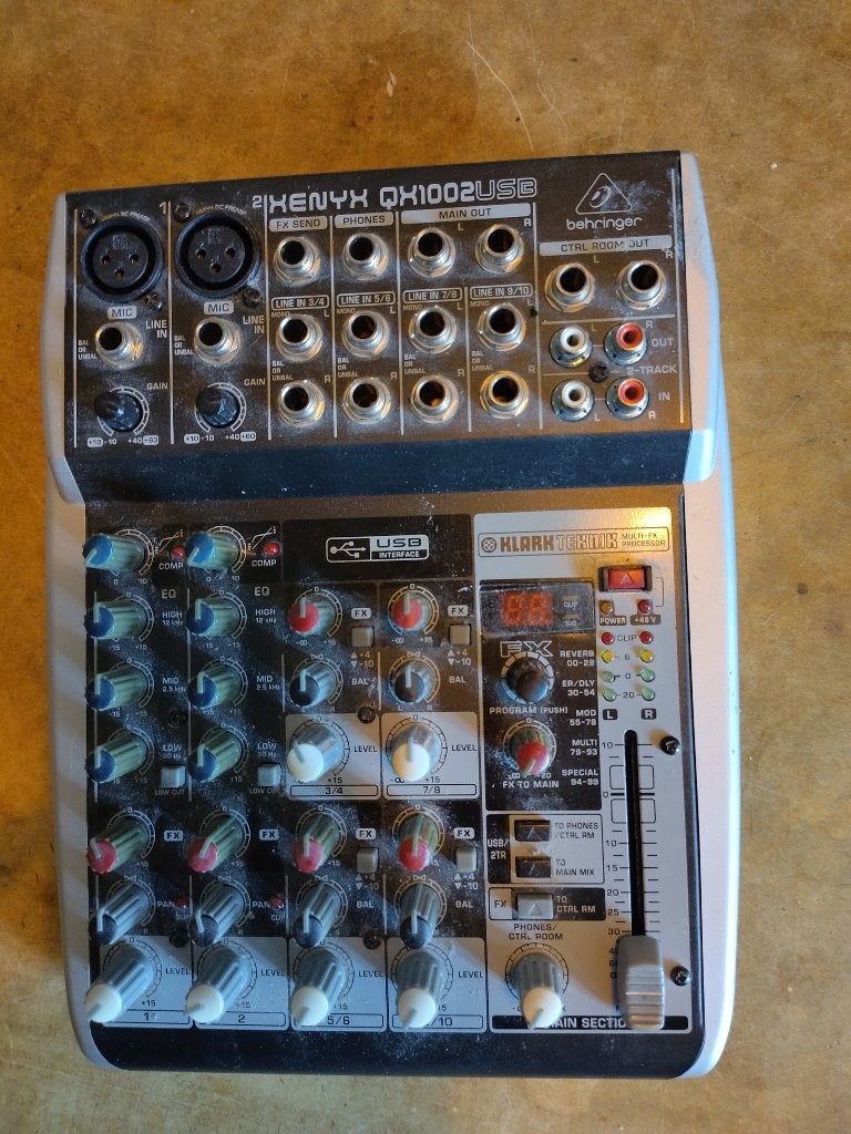 Mengpaneel Behringer, Muziek en Instrumenten, Ophalen, Gebruikt, 5 tot 10 kanalen