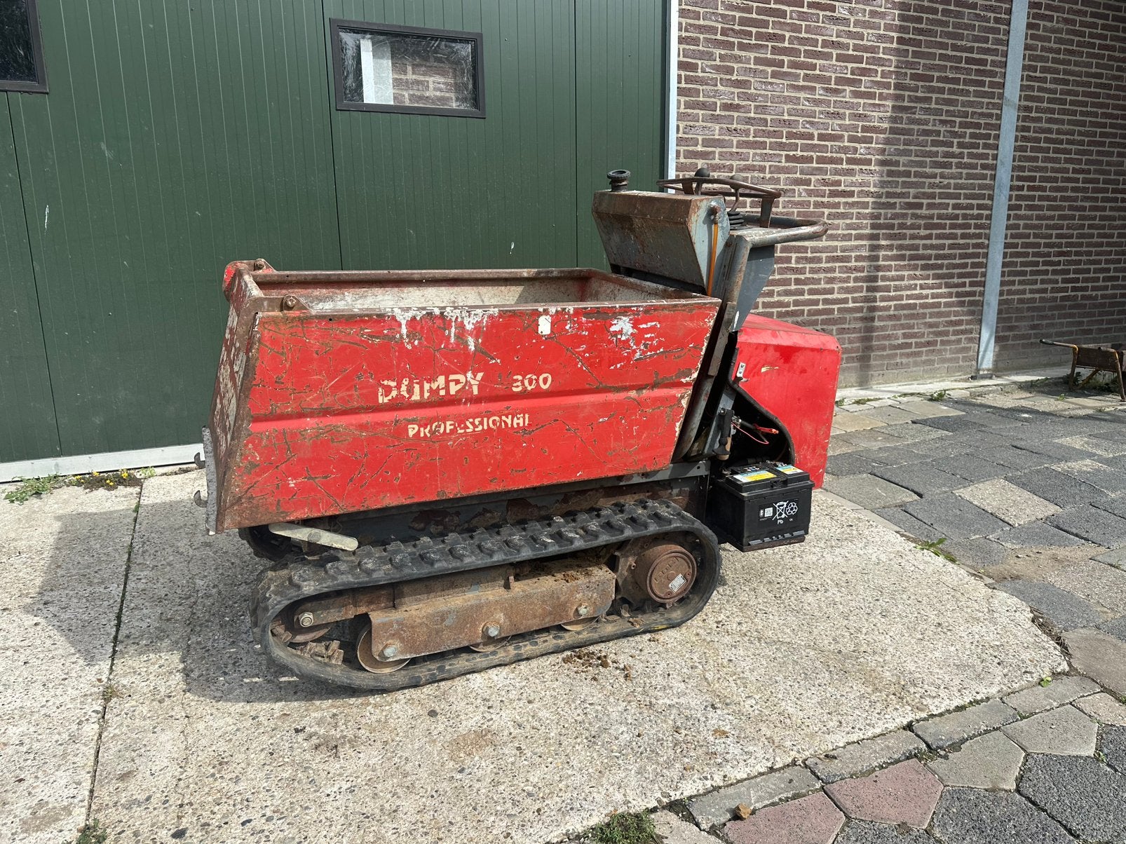 Rupsdumper kubota diesel eurodig (messersi), Ophalen of Verzenden, Gebruikt