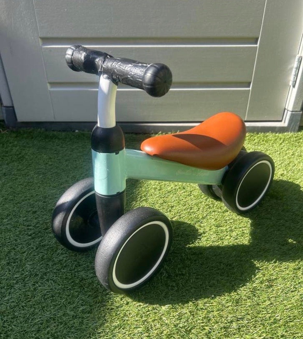 Bandits & Angels Loopfietsje - Mintgroen/Bruin, Ophalen, Gebruikt, Loopfiets