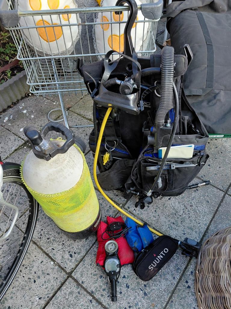 Complete duikset met fles (moet gekeurd worden), Watersport en Boten, Duiken, Ophalen of Verzenden, Gebruikt, Overige typen