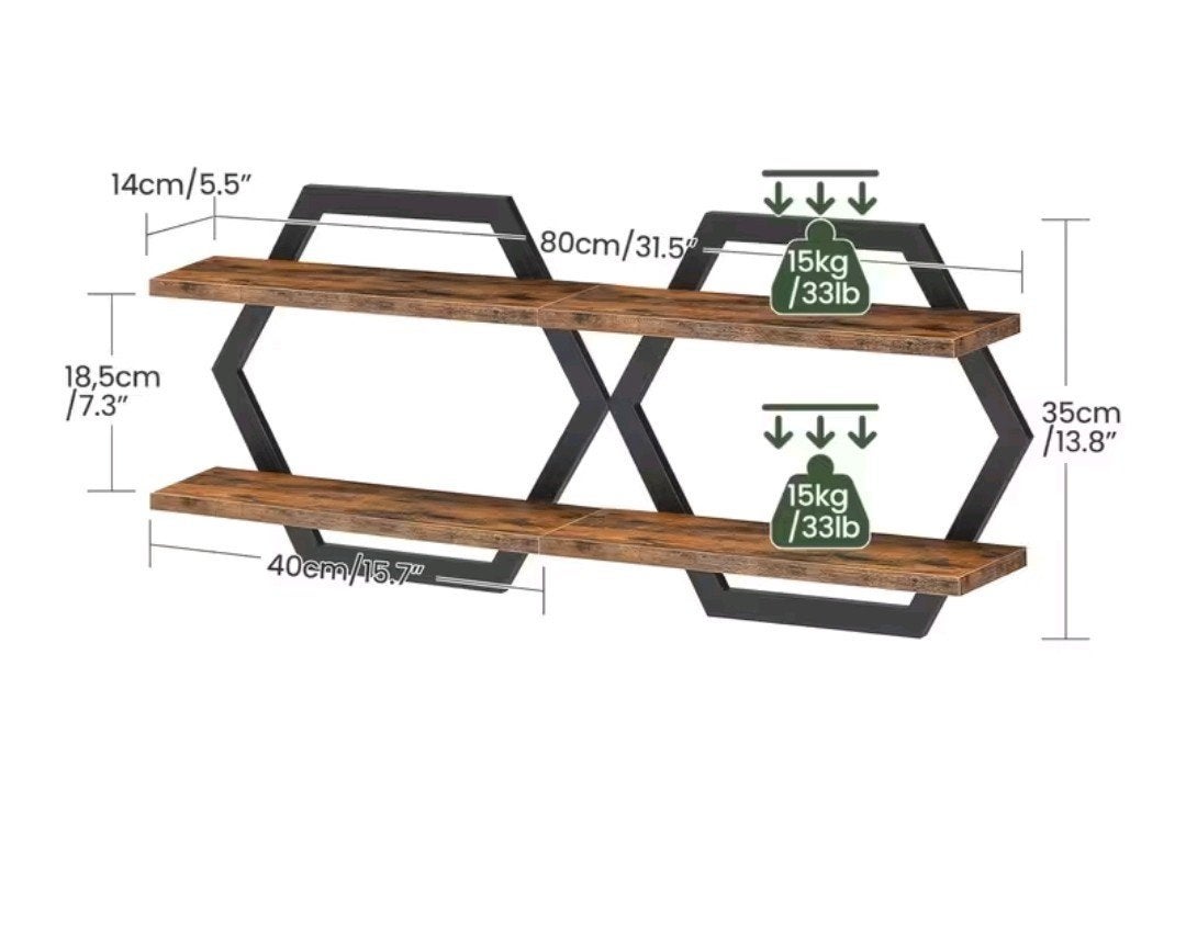 4 hexagon planken nieuw, Ophalen of Verzenden, Nieuw