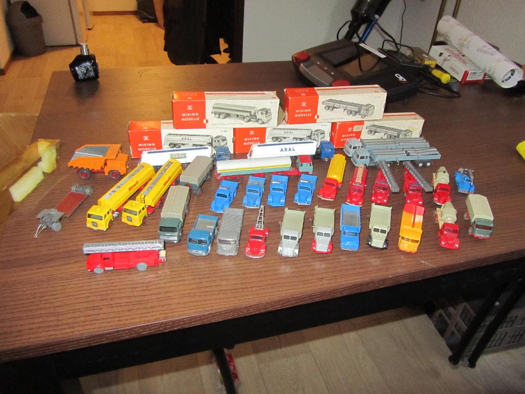 oude wiking modellen 1/87, Ophalen of Verzenden, Gebruikt, Bus of Vrachtwagen, Wiking