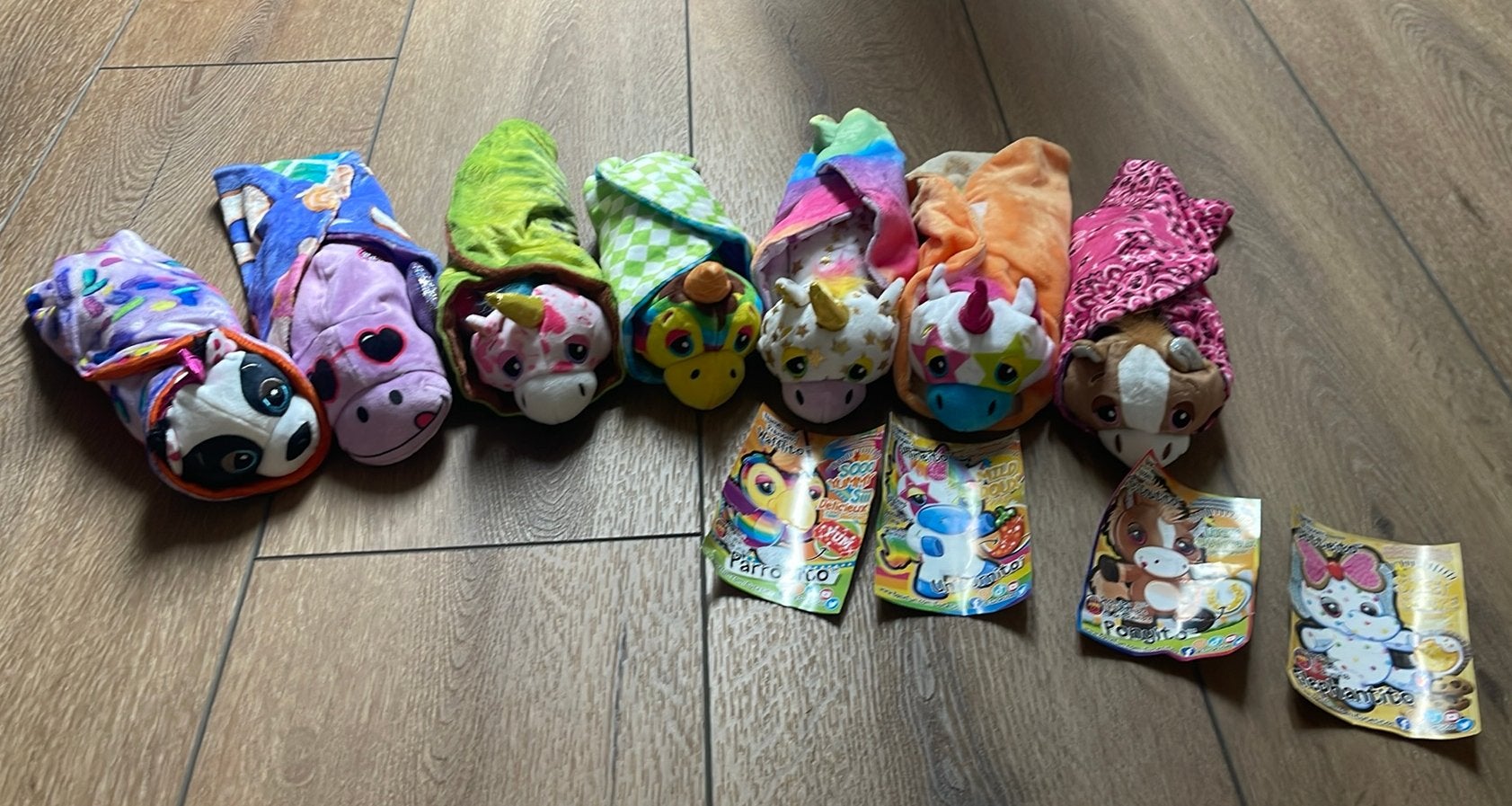 7 Cutetitos  dier knuffels (1 zeer zeldzame!) + wrap.Netjes!, Overige merken, Overige karakters, Overige typen, Ophalen of Verzenden