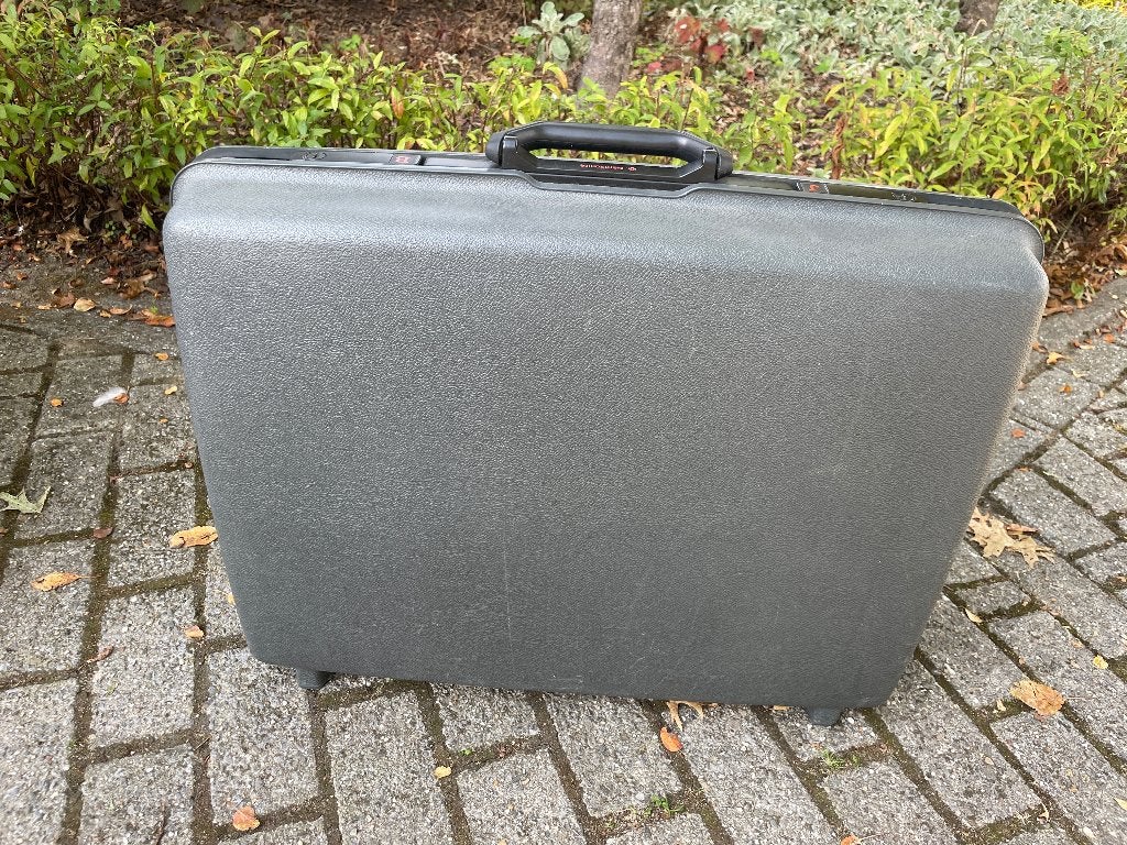 Samsonite koffer groot vintage, Gebruikt, Hard kunststof, 45 tot 55 cm, Slot