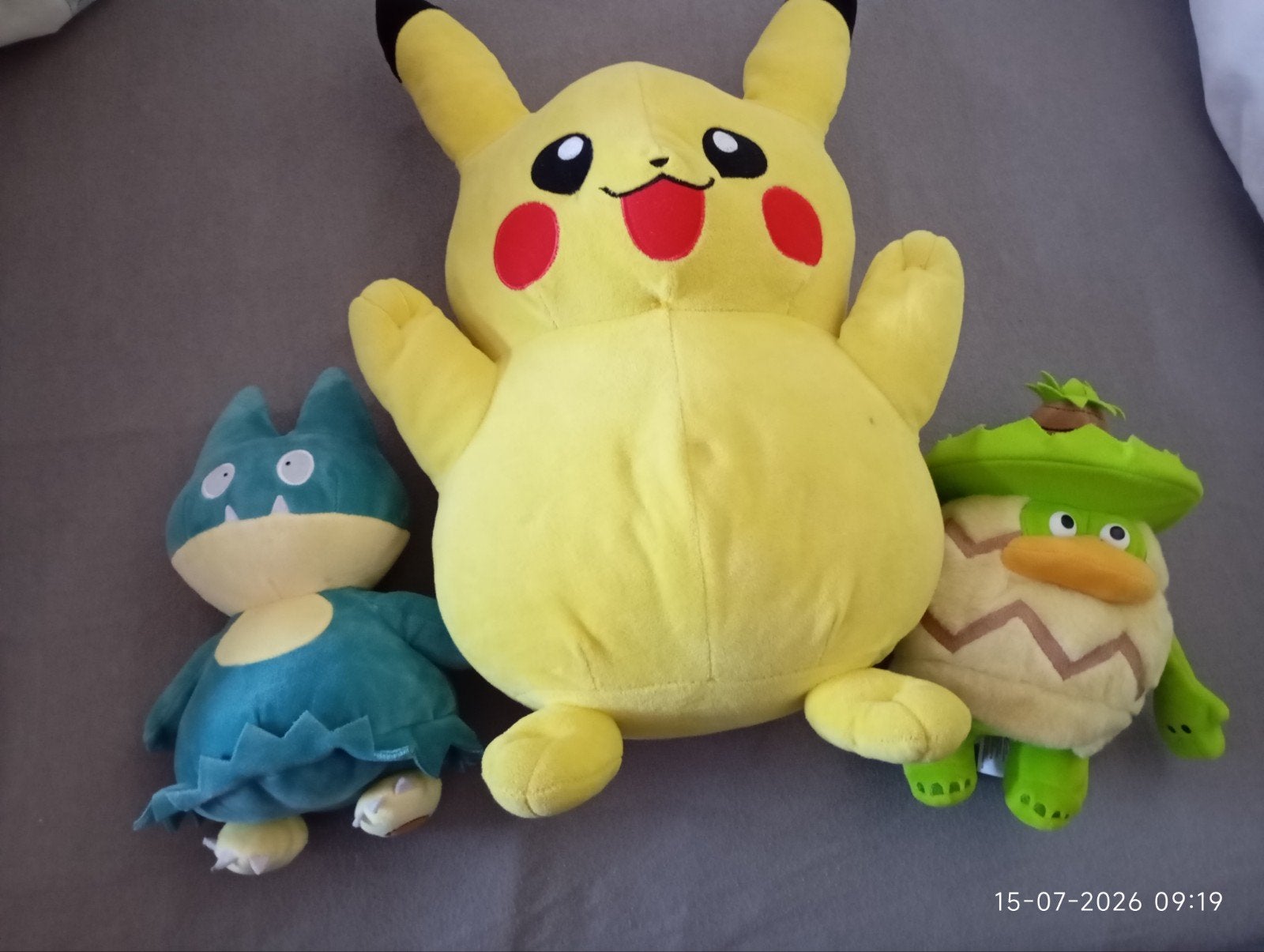 Pokémon Knuffels: Pikachu, Snorlax en Ludicolo, Ophalen, Geel, Overige typen, Middelgroot (20 tot 80 cm)