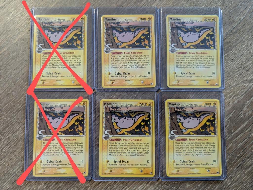 Mantine uit EX Dragon Frontiers 20/101, Ophalen of Verzenden, Zo goed als nieuw, Losse kaart