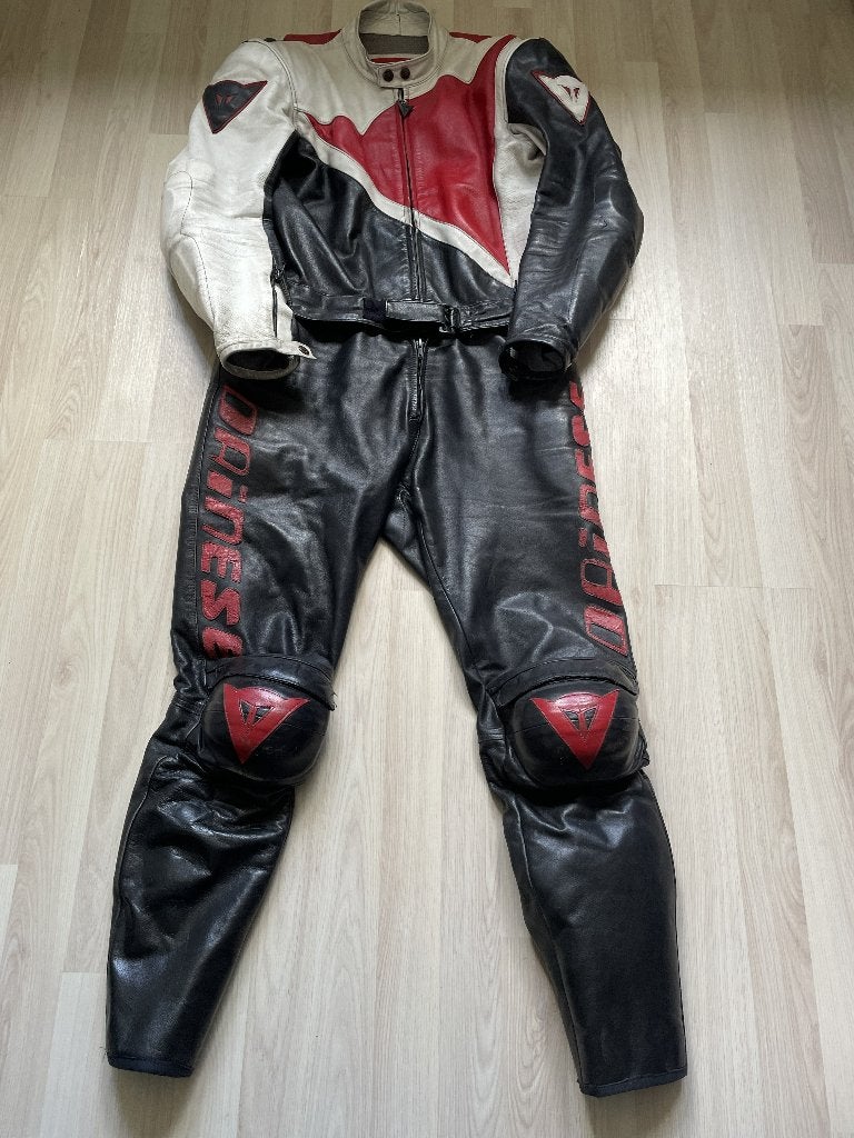 Dainese leer Motorpak combi maat 50, Motoren, Ophalen, Dainese, Tweedehands, Heren