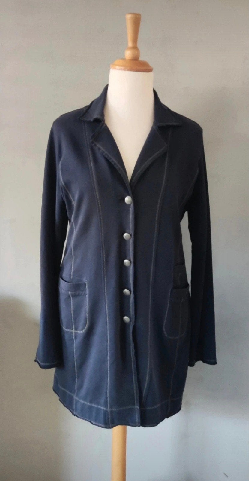 Daybreak donkerblauwe blazer-jas maat 42, Blauw, Daybreak, Maat 42/44 (L), Ophalen of Verzenden
