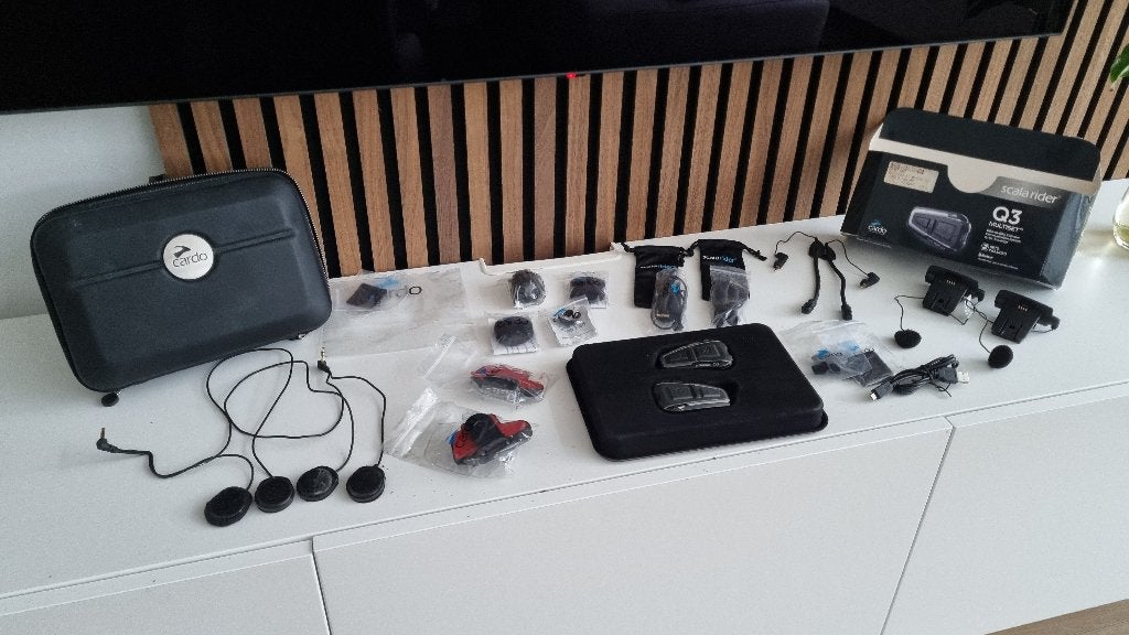 Goede Cardo Scala Rider Q3 Duo Multiset Intercom Bluetooth, Overige merken, Dames, Tweedehands, Overige typen