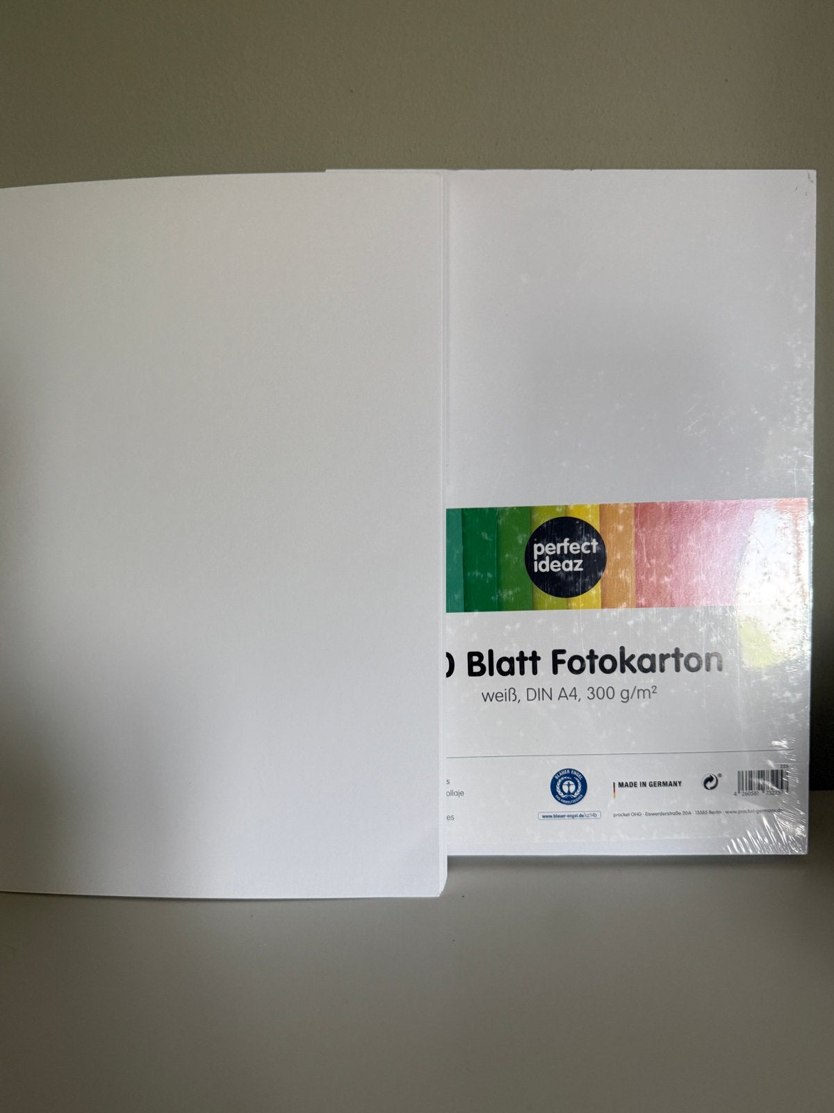 93 witte vellen fotokarton 300 grams, Ophalen of Verzenden, Nieuw