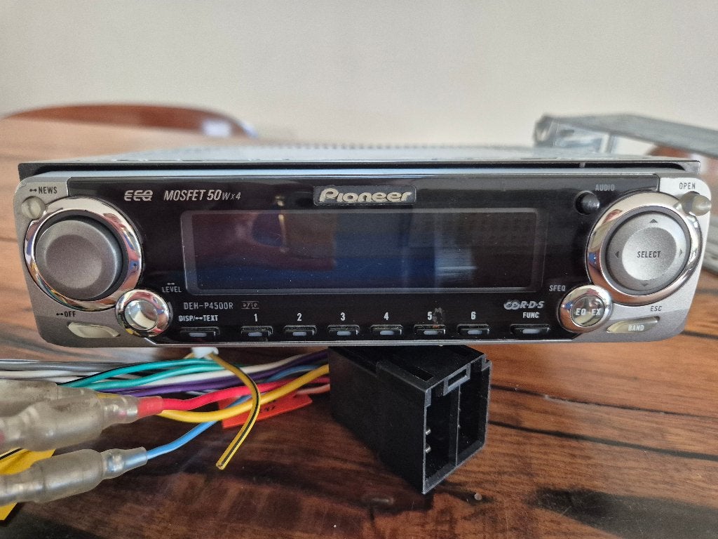 Pioneer MOSFET DEH-P4500R autoradio 1 DIN, Ophalen of Verzenden, Gebruikt
