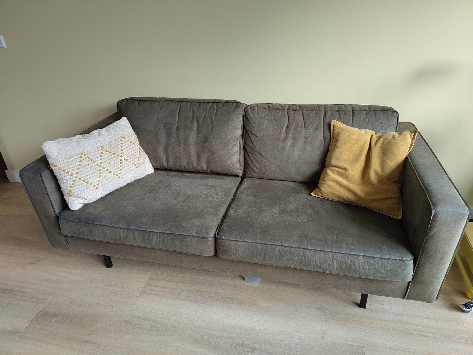 Comfortabele 3-zits bank van Woood, Gebruikt, Driepersoons, 75 tot 100 cm, Ophalen of Verzenden