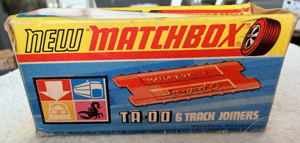 1970 Matchbox TA-00 6 track joiners baanverbinders ovp, Verzamelen, Ophalen, Nieuw