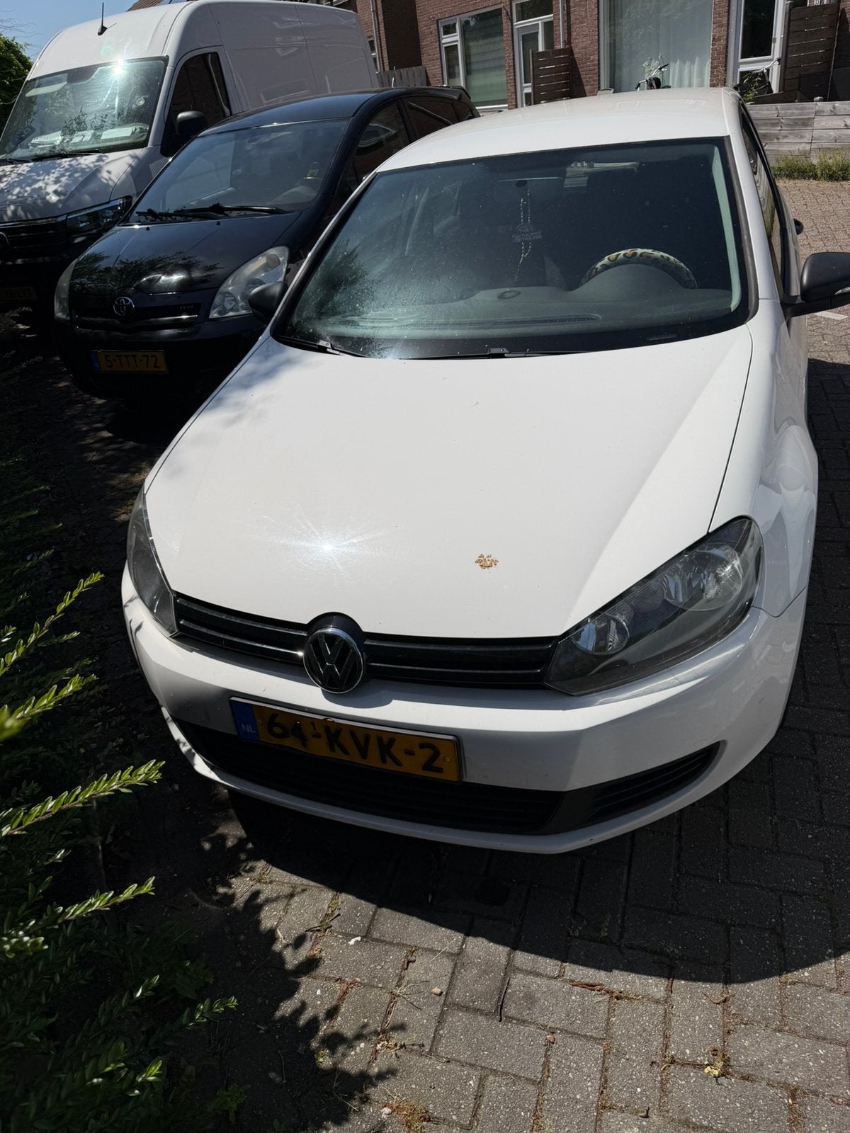 Volkswagen Golf 1.4 16V 59KW 5D 2010 Wit, Euro 5, Stof, 4 cilinders, Origineel Nederlands