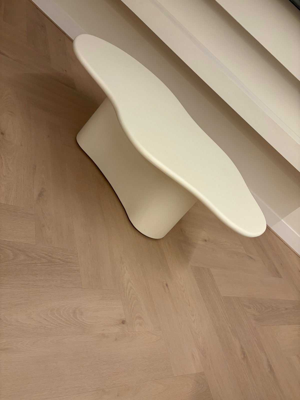 Unieke organische salon & eettafel - Crème wit, Ophalen, Overige materialen, 200 cm of meer, 50 tot 100 cm