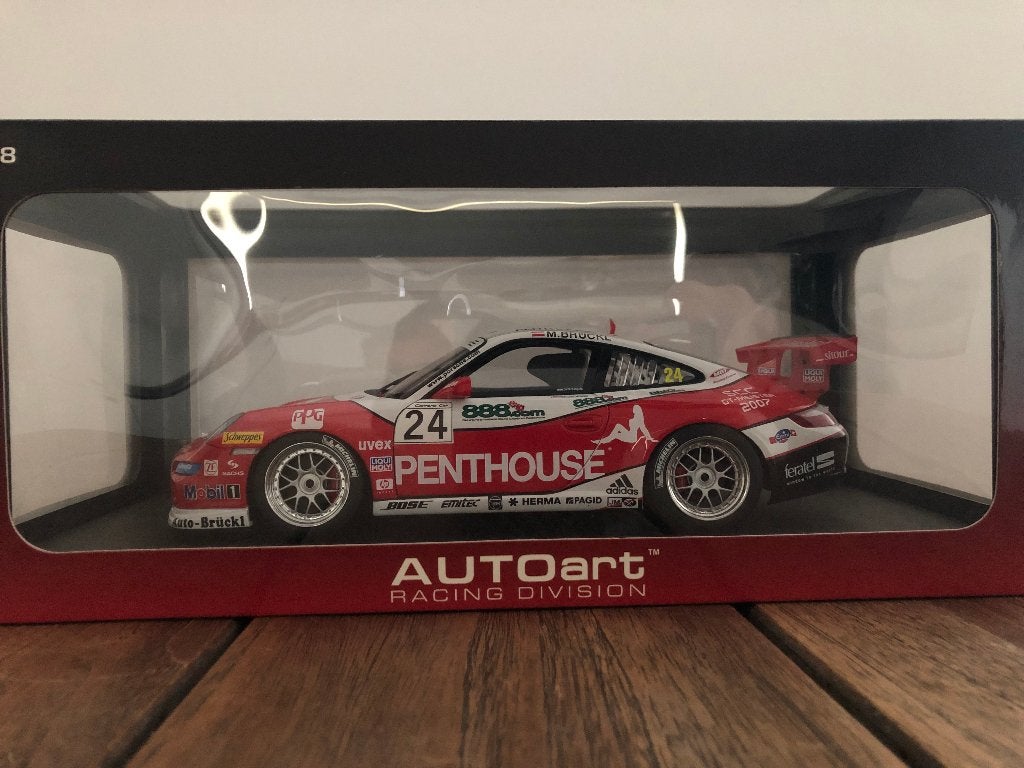Autoart Porsche 997 GT3 Cup #24 Penthouse (Nieuw), Ophalen of Verzenden, Nieuw, Auto, Autoart
