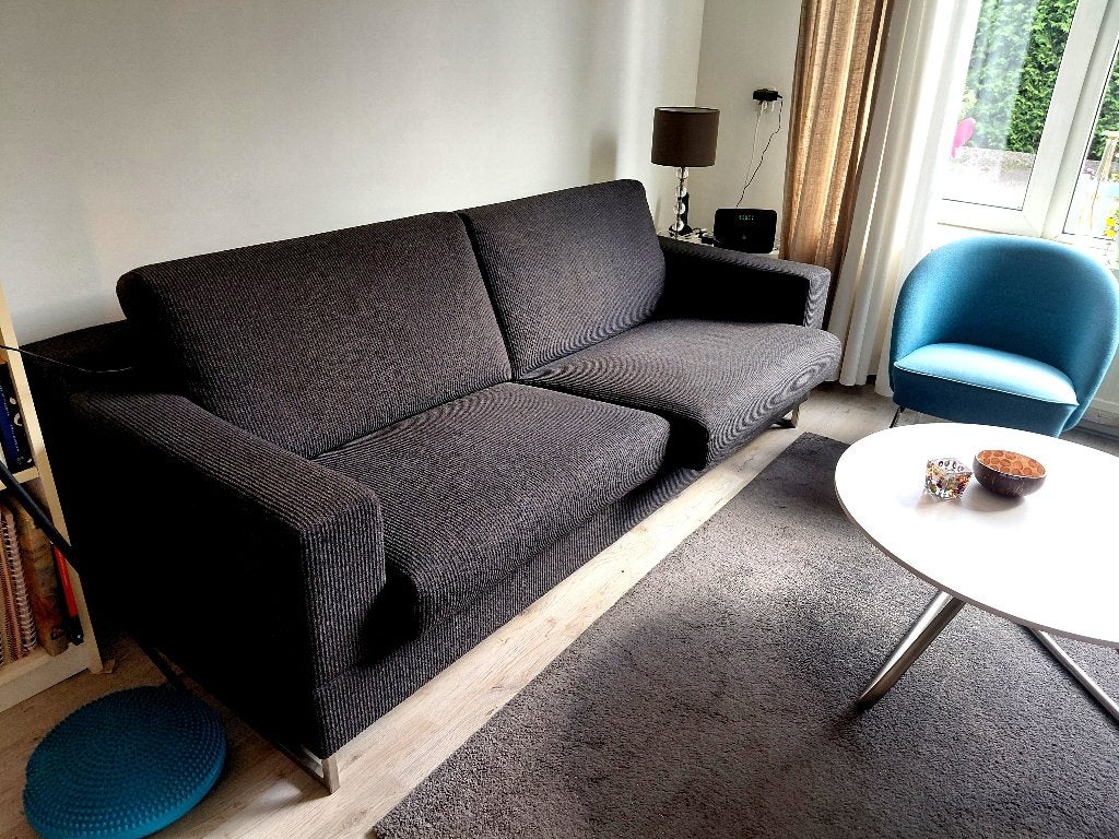 Leolux 3-zitsbank, Ophalen, Gebruikt, 150 tot 200 cm, Driepersoons