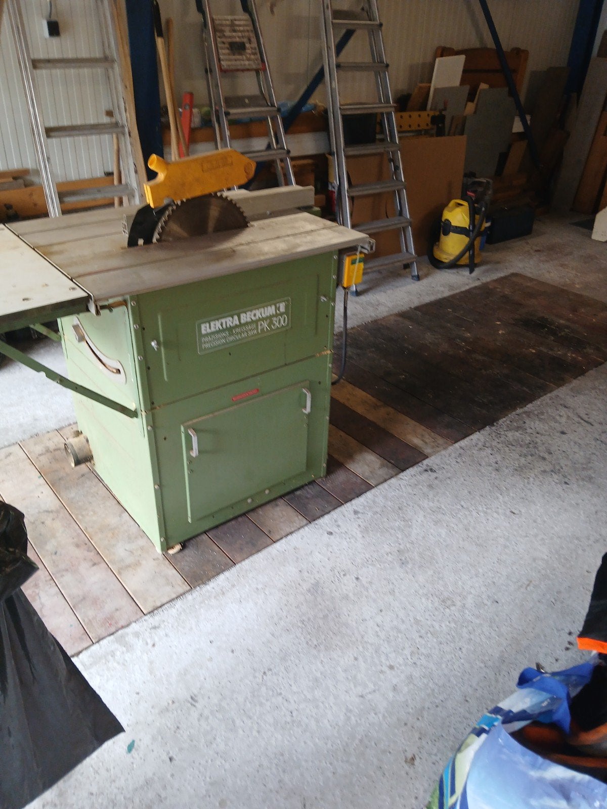 Elektra Beckum PK 300 Cirkelzaag met afzuiging, Ophalen, Elektra Beckum, Gebruikt, Cirkelzaag