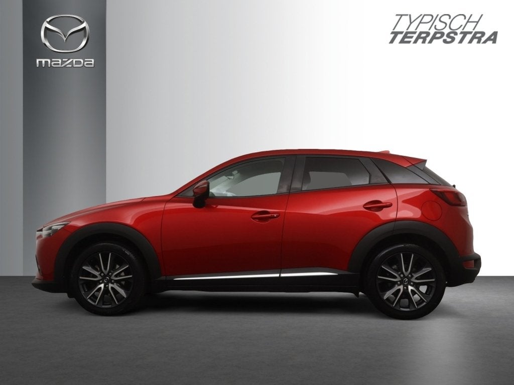 Mazda CX-3 SKYACTIV-G 120 GT-M | Trekhaak (bj 2018), Auto's, Voorwielaandrijving, 1998 cc, Gebruikt, Leder en Stof