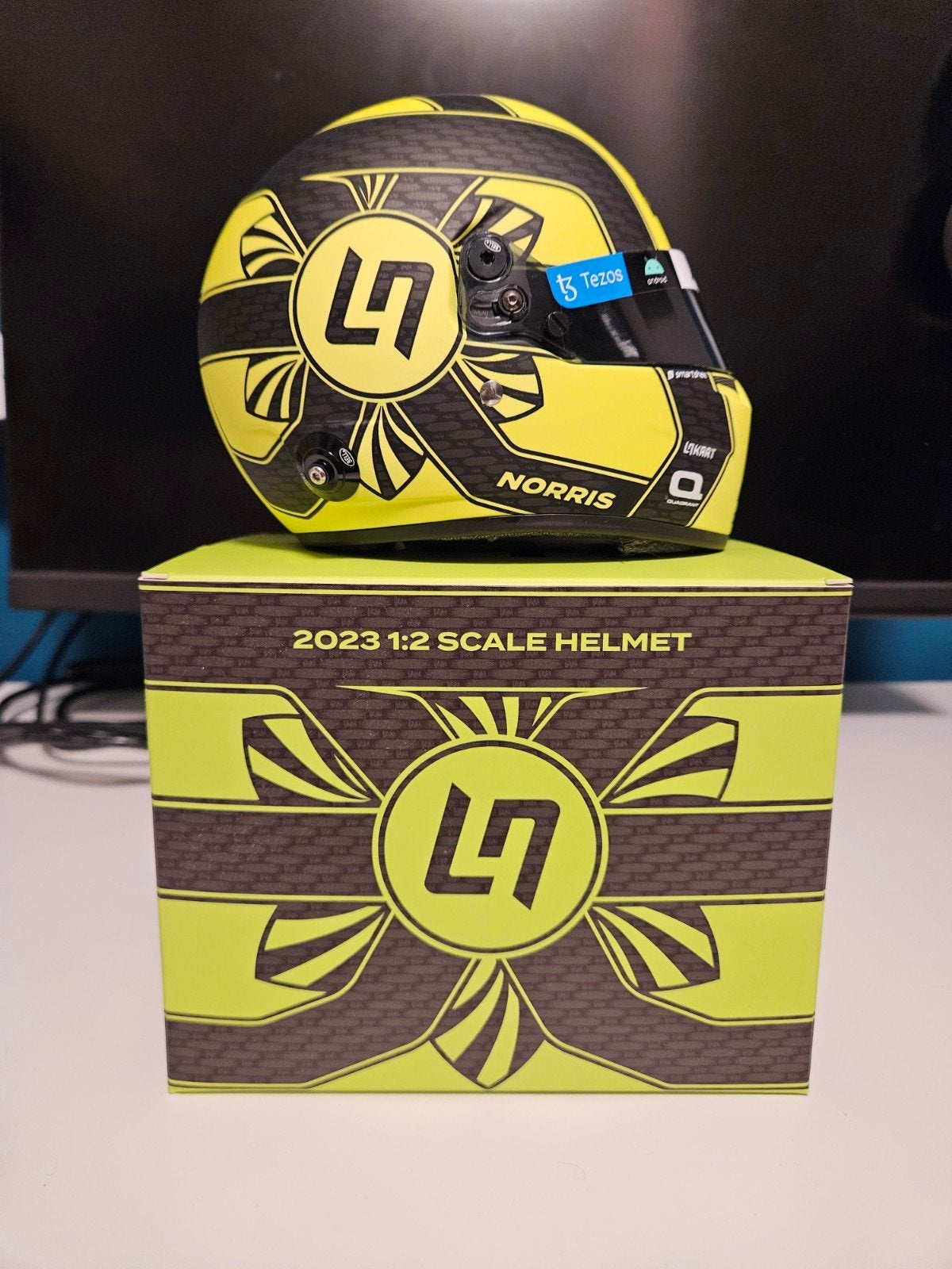 Lando Norris 2023 1:2 schaalhelm, Ophalen of Verzenden, Nieuw