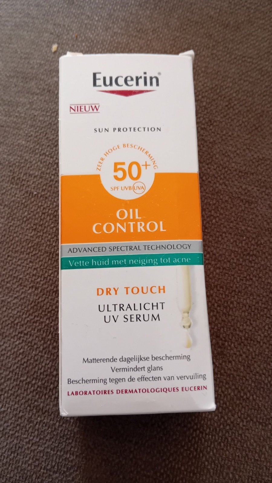 eucerin sun oil control serum spf 50 nieuw, Ophalen of Verzenden, Nieuw, Zonnebrand of After Sun