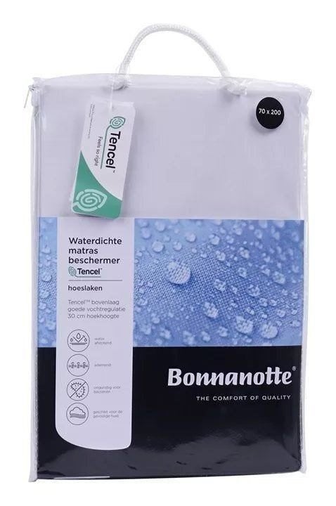 Waterdichte matrasbeschermer 140x200 nieuw, Tencel, Verzenden, Matrasbeschermer, Wit, Overige materialen