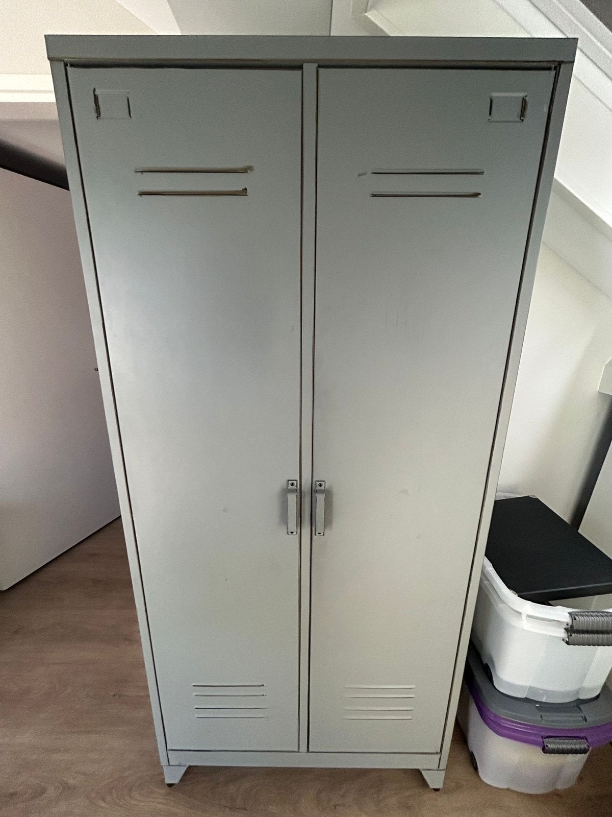 Metalen Kledingkast/Opbergkast, Ophalen, Gebruikt, 50 tot 100 cm, Metaal