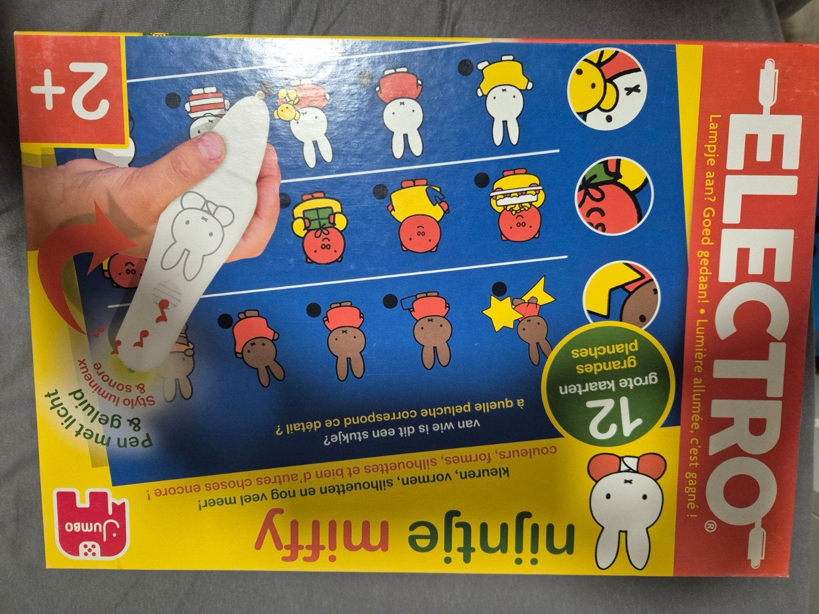 Jumbo Nijntje Electro: Leerzaam spel met licht en geluid, Ophalen, Gebruikt, Puzzelen, Met licht