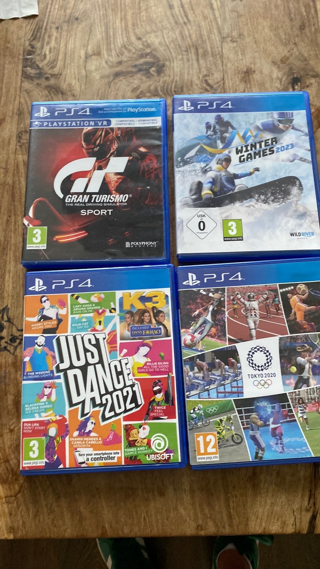 4 ps4 spellen, Ophalen, Gebruikt