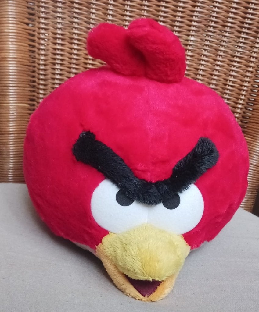 Angry Bird Pluche knuffel Rovio Entertainment, Overige merken, Overige typen, Ophalen of Verzenden, Middelgroot (20 tot 80 cm)