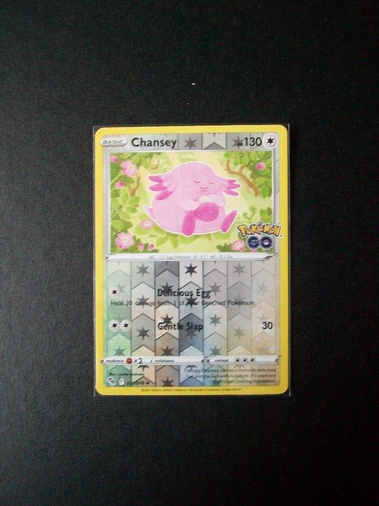 4943: Nieuwe Pokemon GO kaart Holofoil CHANSEY HP130 051/078, Ophalen of Verzenden, Nieuw, Losse kaart, Foil