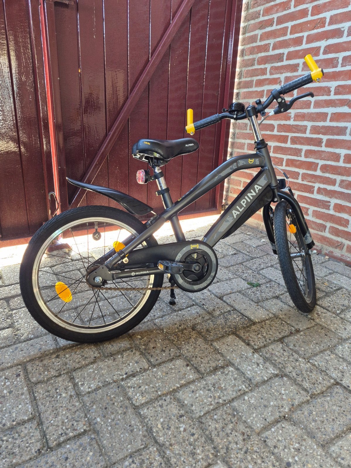 Alpina kinderfiets 18 inch, Ophalen, Terugtraprem, Alpina, 16 tot 20 inch