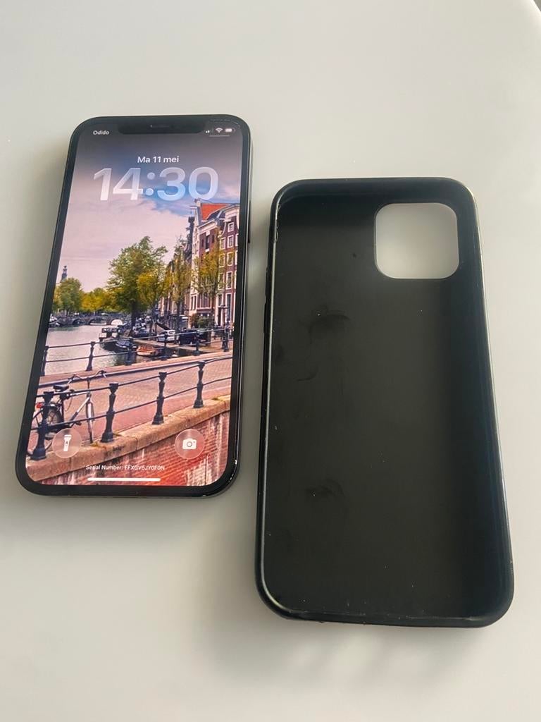 iPhone 12 met 64gb en 91% max. capaciteit batterij, Gebruikt, Zwart, Ophalen of Verzenden, Zonder simlock