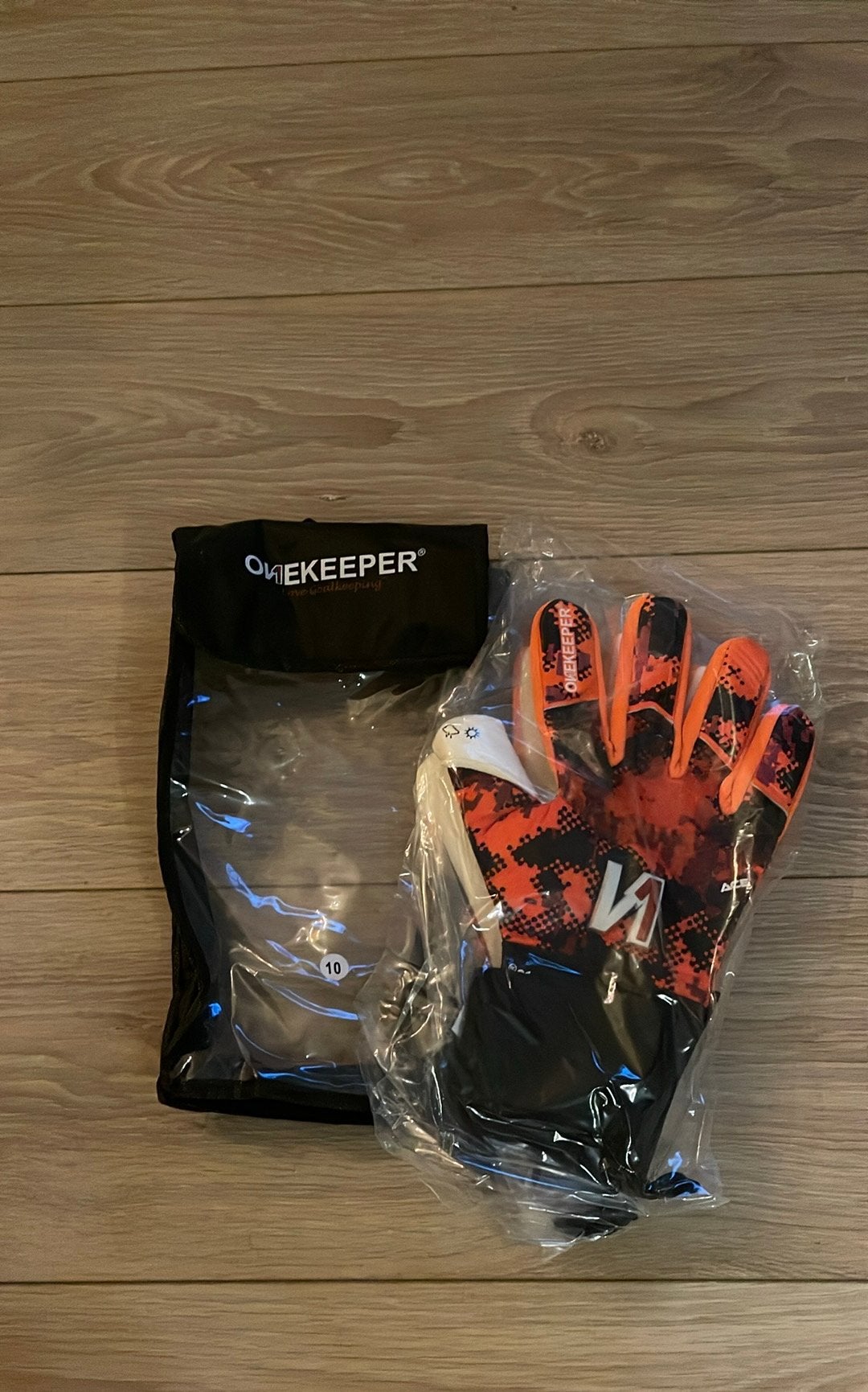Onekeeper keepershandschoenen maat 10, Ophalen of Verzenden, Zo goed als nieuw