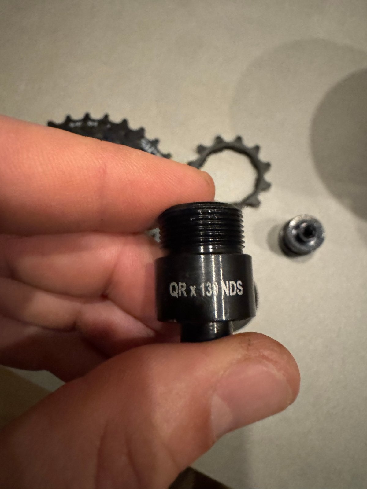 Shimano Cassette en QR Adapters voor Fiets, Gebruikt, Staal, Ophalen of Verzenden, Derailleur of Ketting