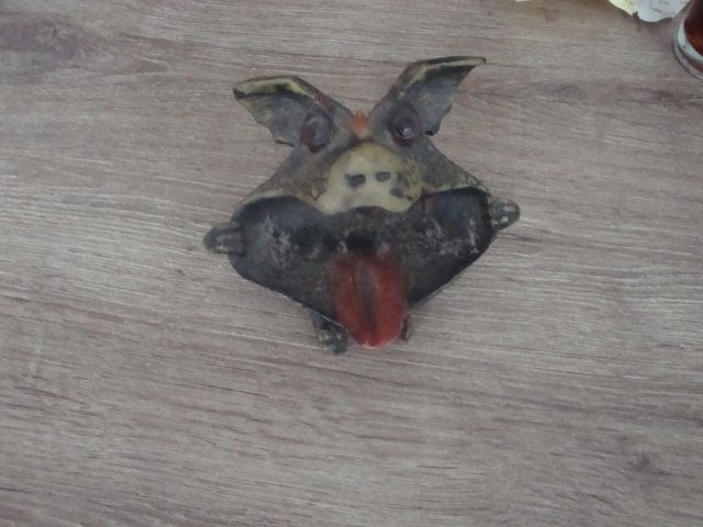 aardewerk kop van een draak mooi bewerkt, Ophalen of Verzenden, Zo goed als nieuw