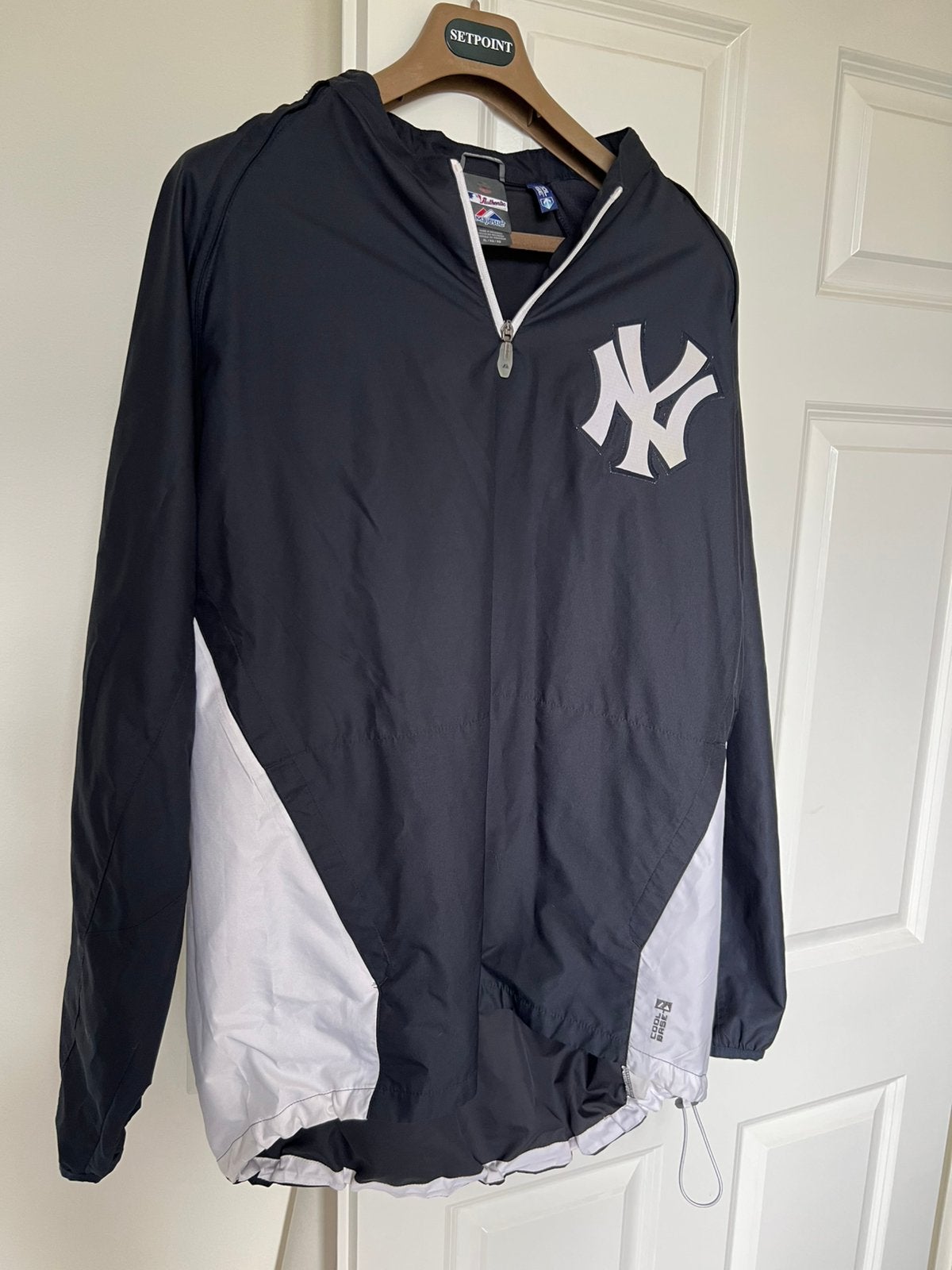 Majestic New York Yankees windjack amerok XL, Kleding | Heren, Blauw, Maat 56/58 (XL), Ophalen of Verzenden, Zo goed als nieuw