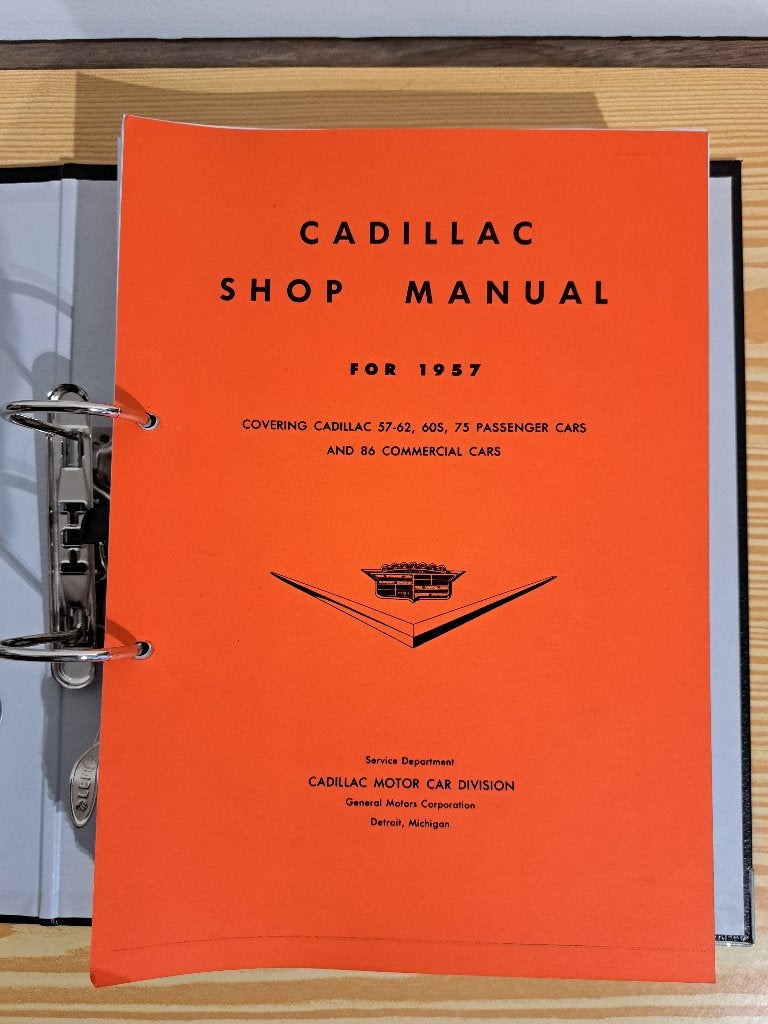 Onderdelen boek Cadillac 1957 en 1958, Ophalen of Verzenden