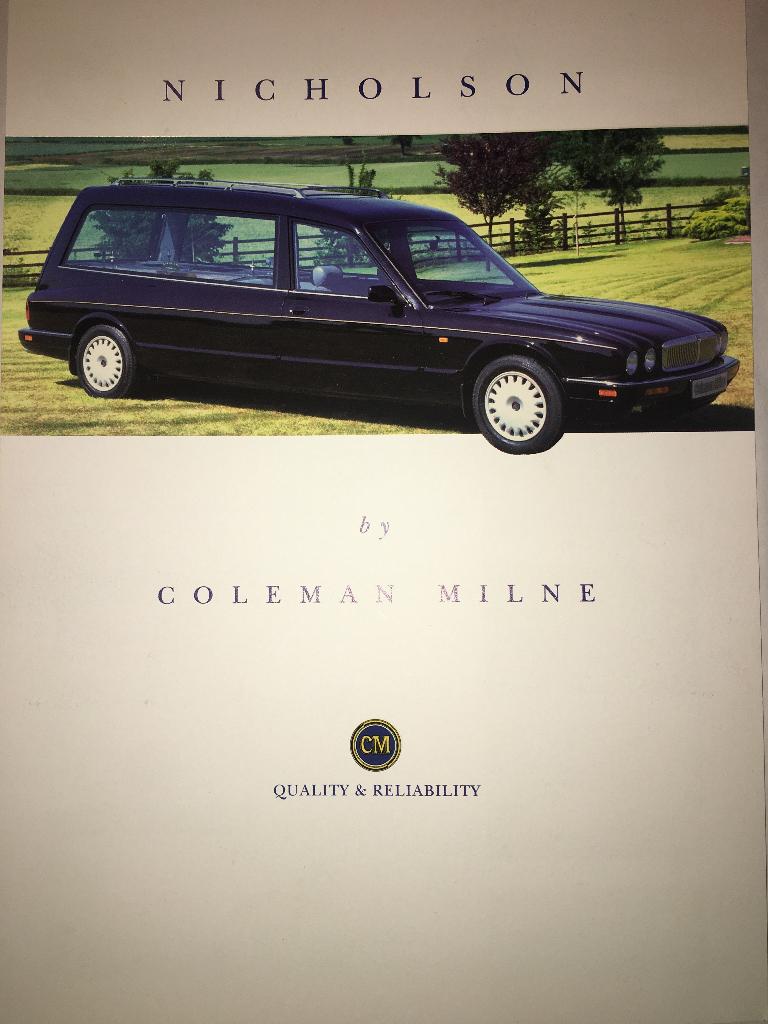 2x Coleman Milne Nicholson Jaguar Ford brochures folders, Ophalen of Verzenden, Zo goed als nieuw, Ford