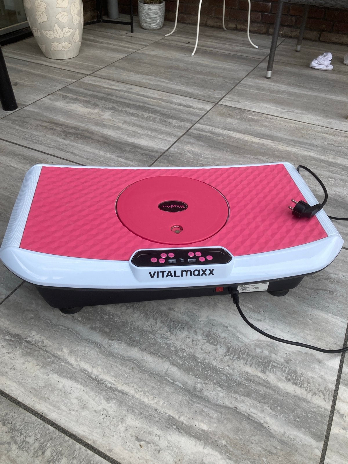 Vitalmaxx Vibratieplaat - Roze, Ophalen, Gebruikt, Benen, Overige typen