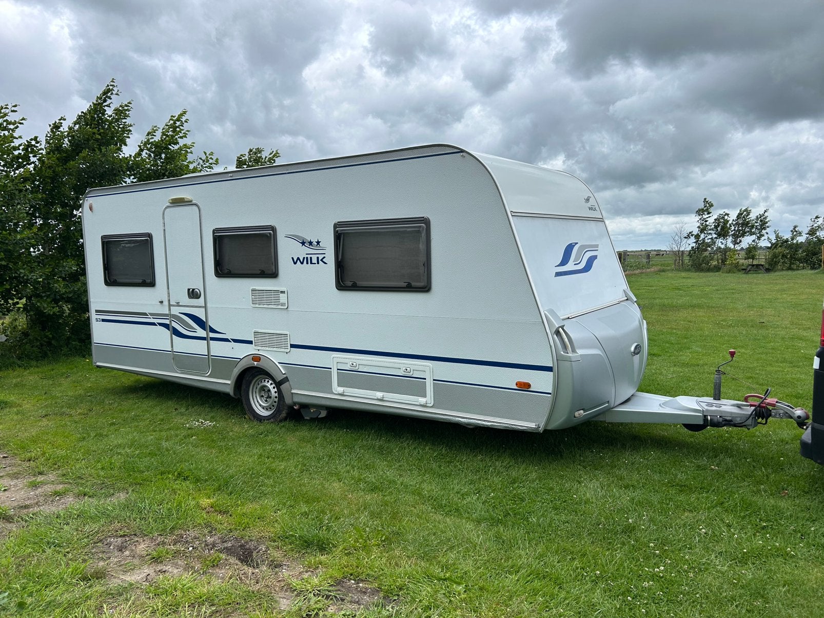 Wilk met Rondzit en aparte bedden,Satellietschotel, mover, Ringverwarming, 2 aparte bedden, Rondzit, Particulier