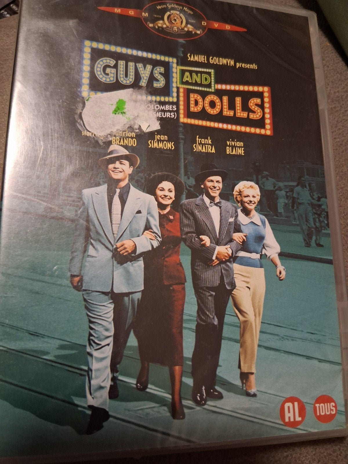 Guys and Dolls DVD - Musical met Marlon Brandonieuw in verpa, Alle leeftijden, Ophalen of Verzenden, Gebruikt