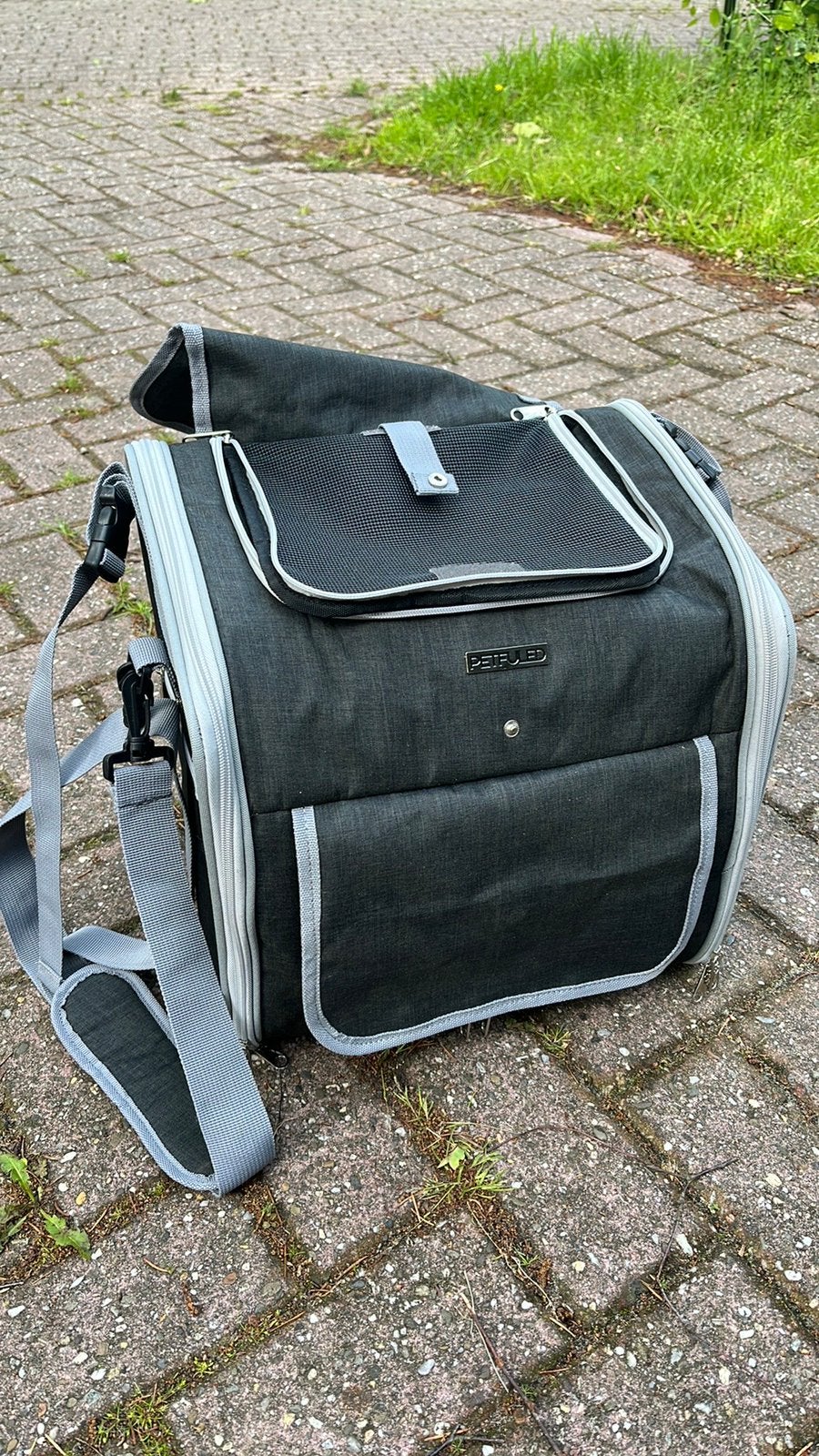 Opvouwbare reis hondenmand, Ophalen of Verzenden, Zo goed als nieuw, Honden