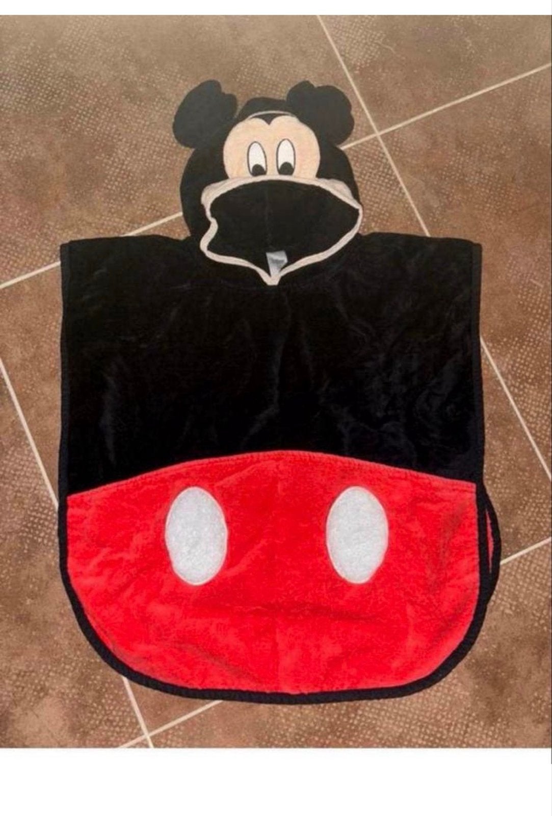 Mickey Mouse Poncho Handdoek - Disney Store 3-8 jaar, Ophalen of Verzenden, Gebruikt, Jongen of Meisje